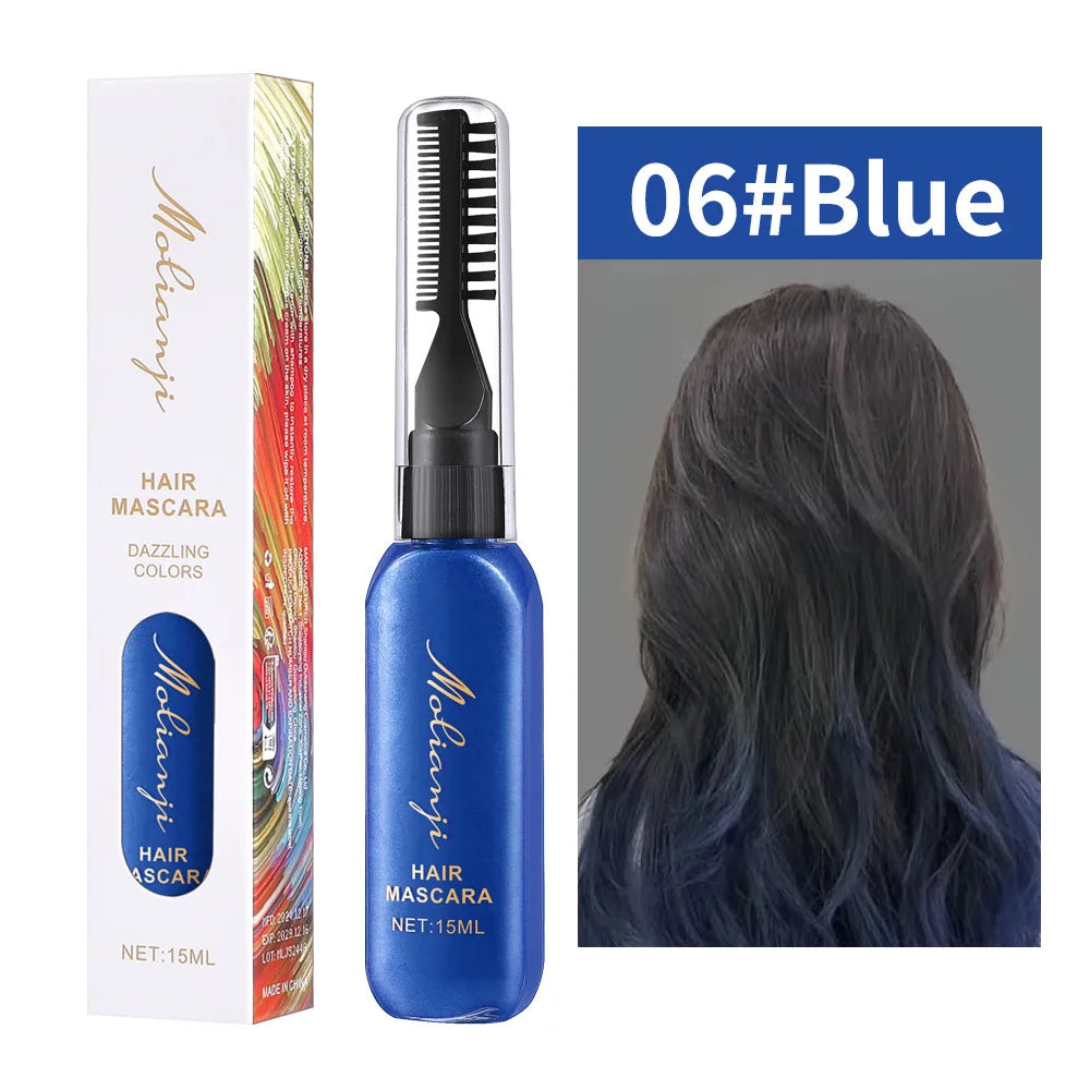 Multi-Color Hair & Eyelash Dye – Long-Lasting Trendy Shades Hair Color Dye Oasis Select 06 Blue
