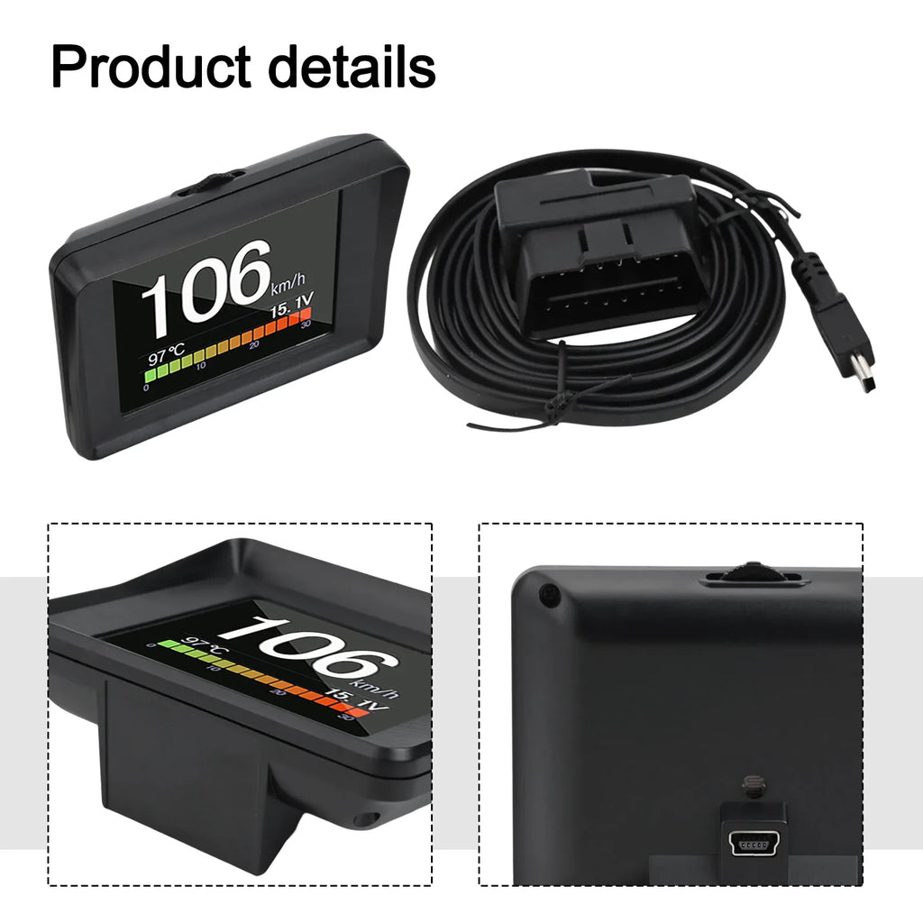 74*55*20mm Fuel Consumption Gauge Fully Sealed Design Wear-resistant Gear Shift Reminder High-quality Materials Oasis Select