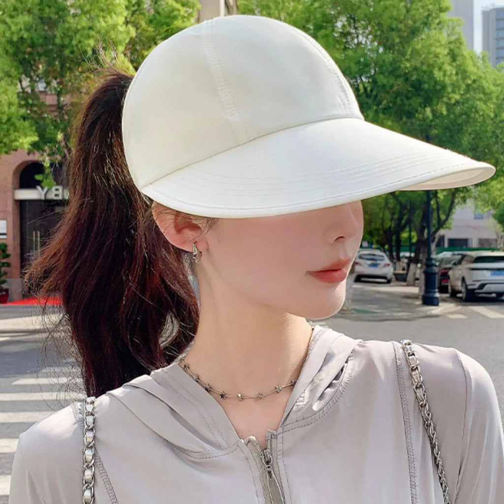 UV Protection Hat Summer Breathable Adjustable Sun Hat For Women Wide Brim Caps Ladies Beach Visor Hat for Outdoor Sports Oasis Select