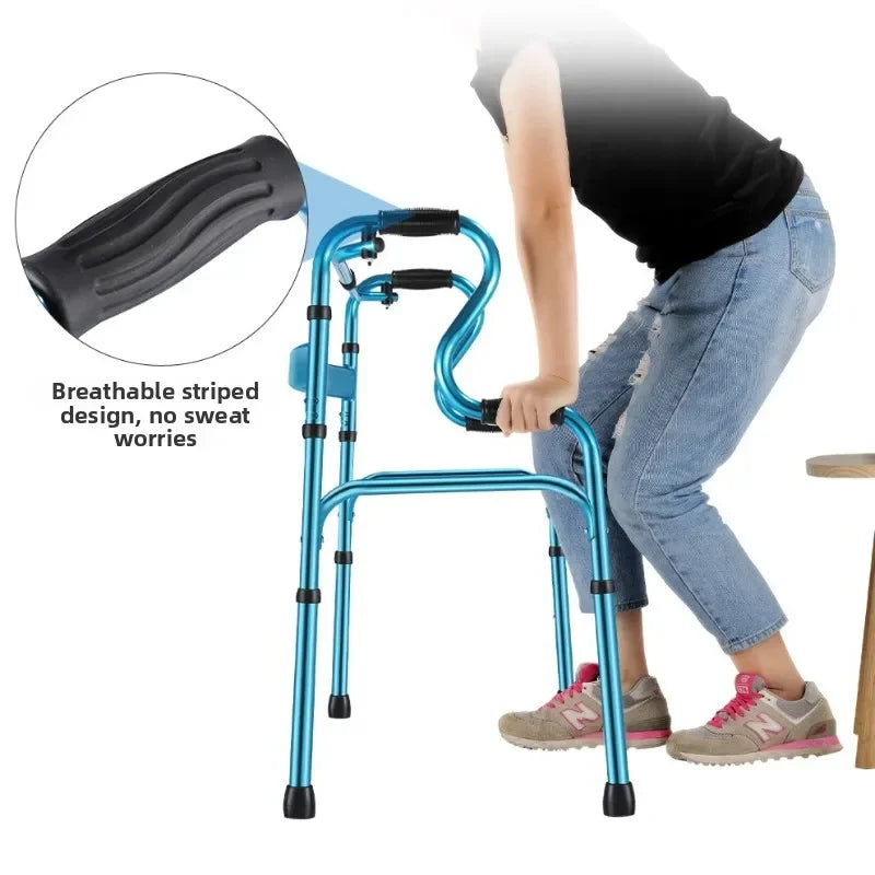 Multi-functional Solid Elderly walker Assisted walker Four-legged disabled walker Fractured double crutches Oasis Select