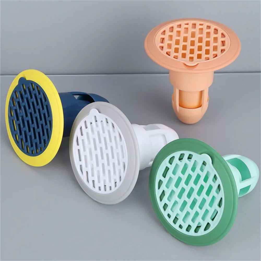 Bath Shower Floor Drain Strainer Cover Plug Trap Silicone Anti-odor Sink Bathroom Water Filter Insect Prevention Deodorant Oasis Select