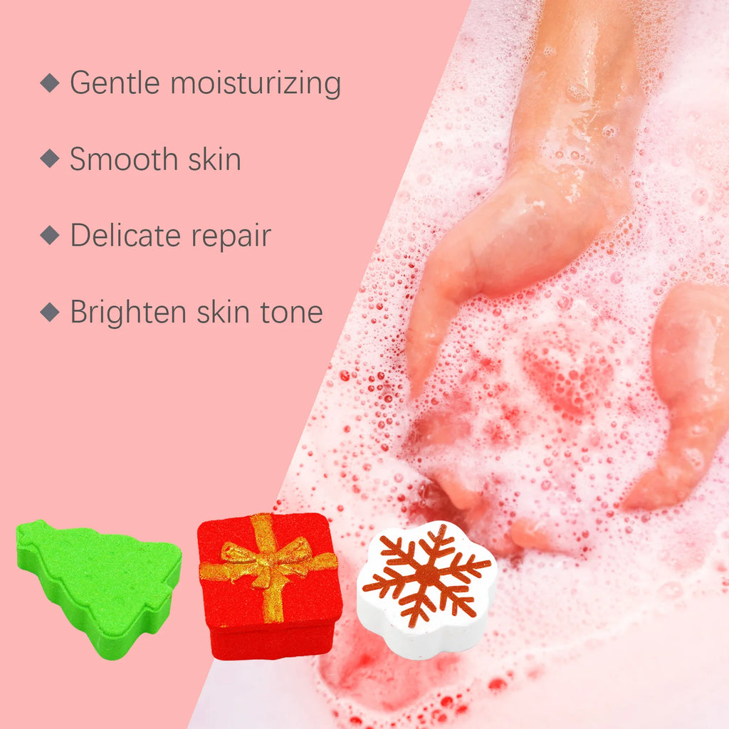 OceAura Christmas Aromatherapy Bath Bombs – Spa Gift Set Aromatherapy Bath Bombs Oasis Select