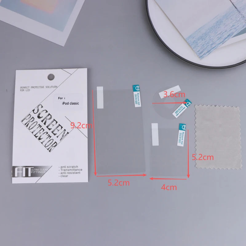 Clear Protector Film For Classic 6th 7th 80GB 120GB 160GB Protective Film(Screen + Turntable + Back Cover Film) Oasis Select