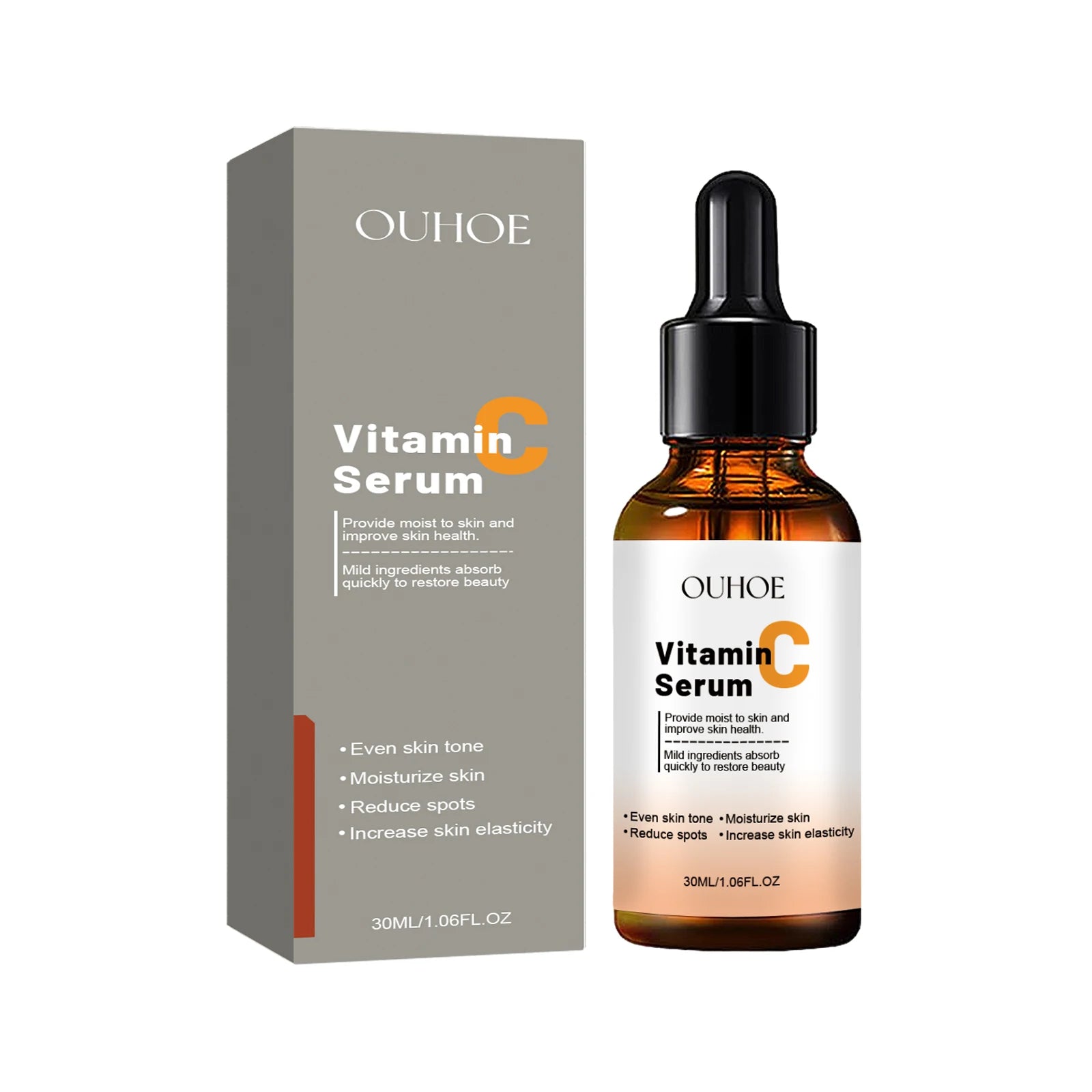 Anti Aging Facial Serum Vitamin C Reduce Fine Lines Forehead Wrinkles Moisturizing Smoothing Skin Repairing Firming Face Serum Oasis Select 30ml boxed