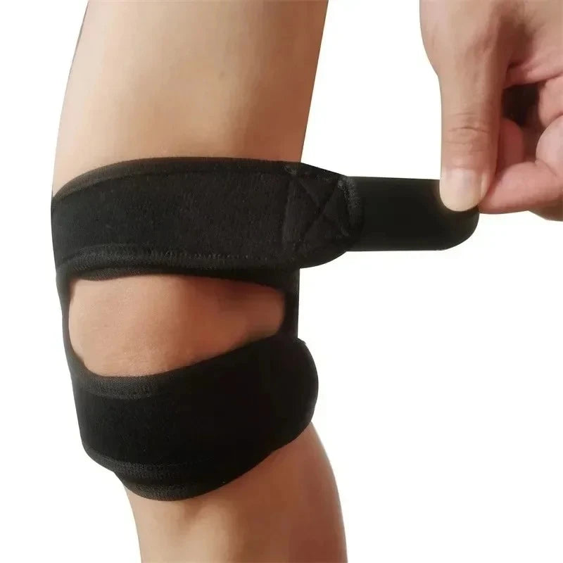 Elastic Pressurized Knee Support Bandage Pad Open Patella Knee Sleeve Brace Shock-absorbing Knee Pad for Multiple Outdoor Sports Oasis Select