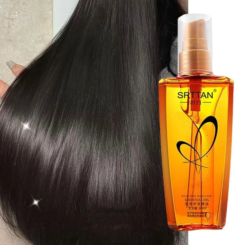 Moroccan Argan Oil Hair Serum 80ml – Frizz Control & Shine Hair Oil Serum Oasis Select