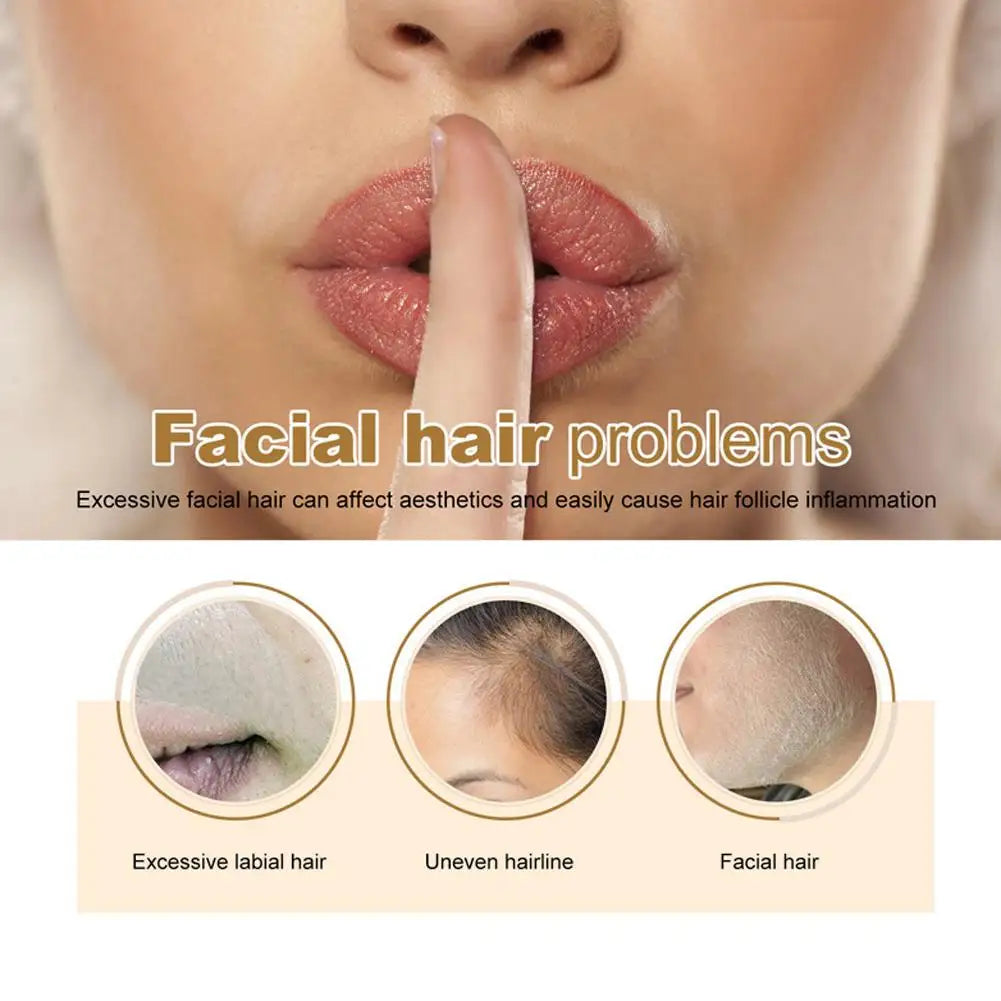 Facial Depilatory Cream, Coconut Hair Removal Cream for Upper Lip & Chin Gentle Non-Irritating Body Hair Removal Cream for Women Oasis Select