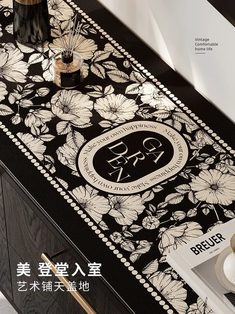 Light Luxury Side Cabinet Table Mat Oil-proof Waterproof Washless TV Cabinet Shoe Cabinet Countertop Protective Mat Cover Oasis Select