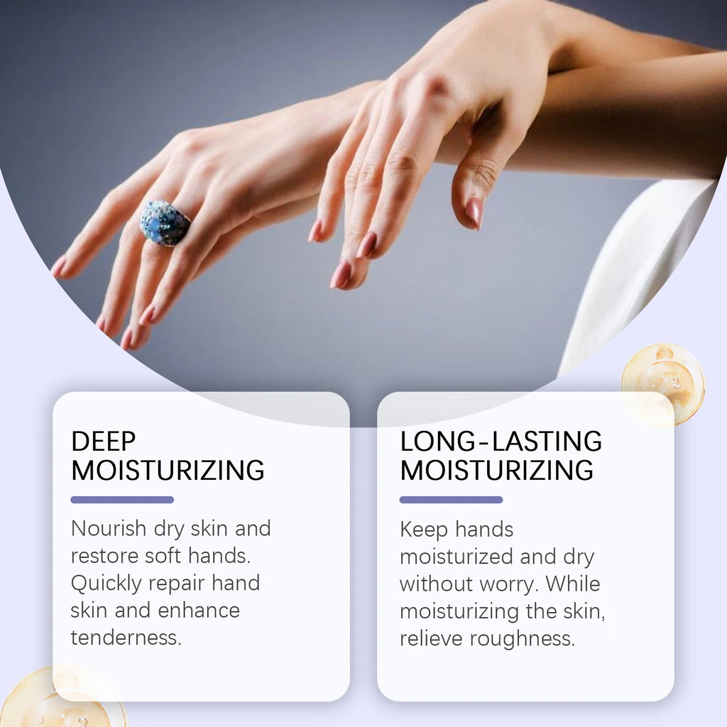 Shea Butter Hand Cream Nourishing Care Deep Hydration Anti Cracking Fast Absorbing Non-Greasy Winter Moisturizing Hand Cream Oasis Select