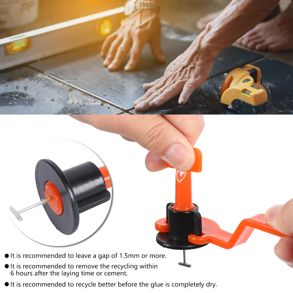 326-Pc Tile Leveling System – Spacers, Wedges & Wrench Kit Tile Leveling Kit Oasis Select