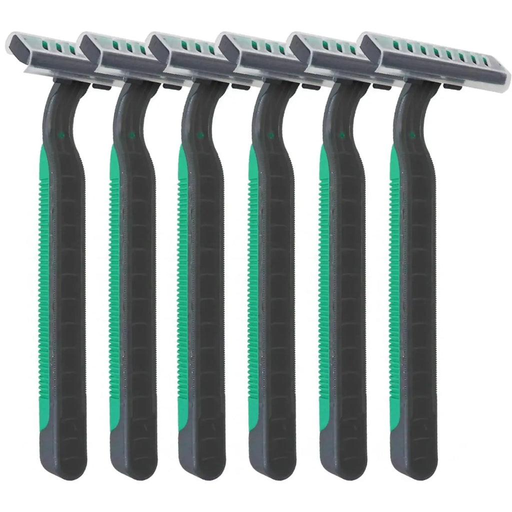 Flame Disposable Razors Bulk, Individually Wrapped Travel, Hotel, Airbnb & Homeless Shavers (50 Pack) Oasis Select