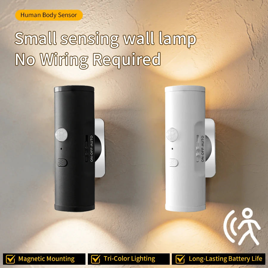 Motion Sensor LED Wall Light – Rechargeable 3-Color Spotlight LED Wall Light Oasis Select