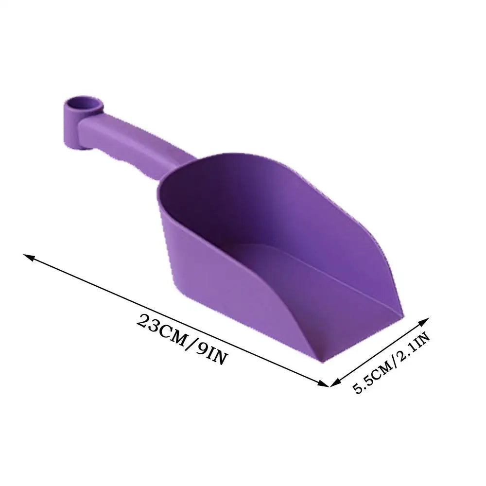 Multi-Function Garden Scoop Plastic Soil Shovel Spoons Handy Garden Scoop For Soil Compost Planting Re-Potting Digging Tools Oasis Select Purple