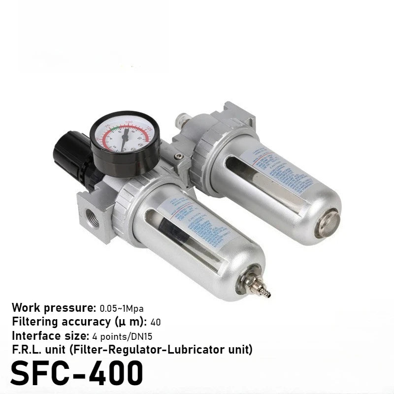 Air Compressor Air Filter SFC SFR 200 300 400 Regulator Drain Valve Filter Regulator Valve Automatic Drainage Oasis Select SFC400