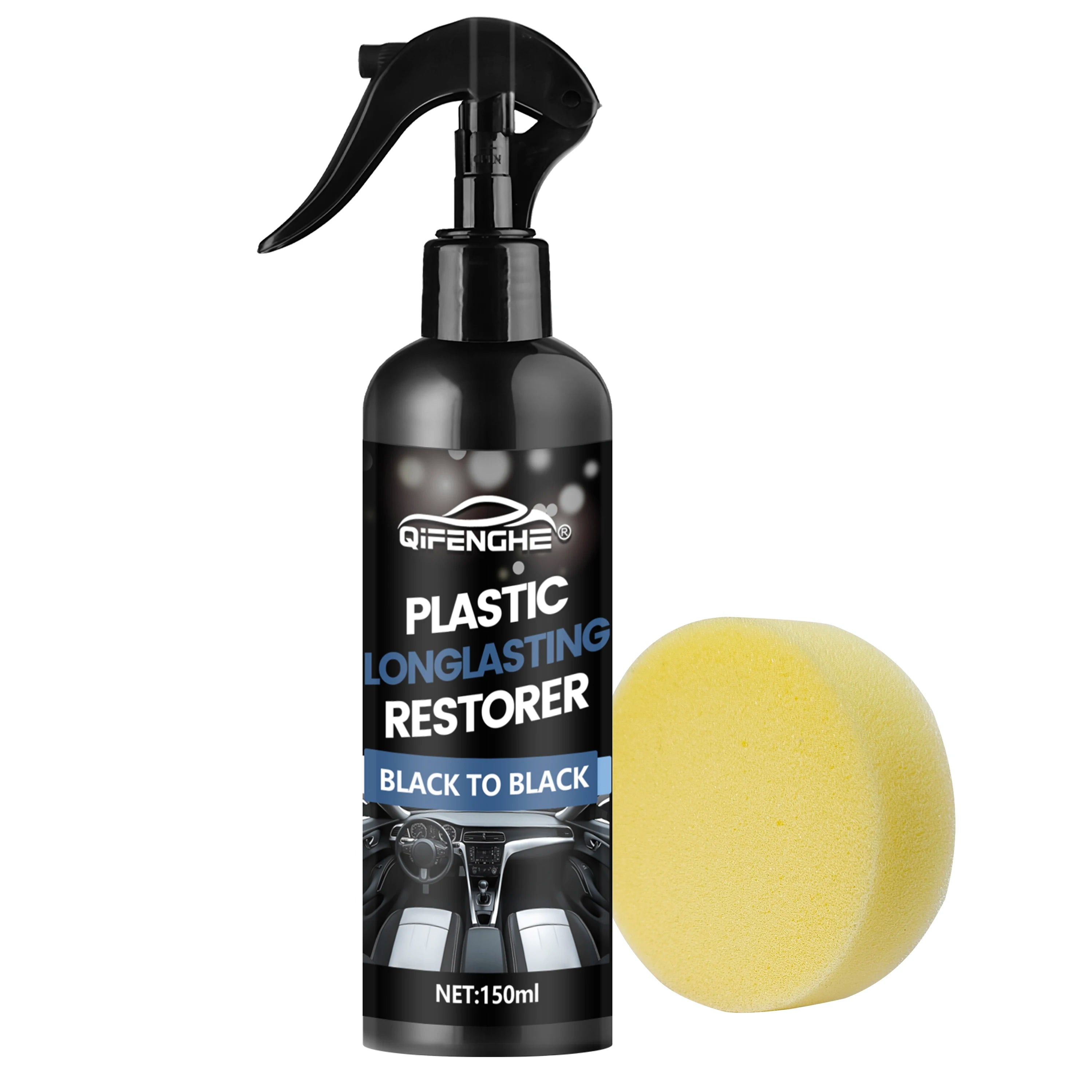 Car Plastic & Tire Restorer – Crystal Coating Dashboard Wax