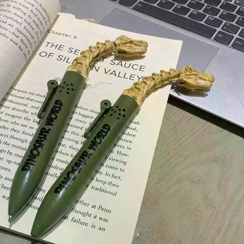 1Pcs Gag Joke Prop Open Mouth Dinosaur Gel Ink Pen Cute Funny Dinosaur Gel Pen For Over 5 Years Old Teens Pupils Journaling Oasis Select