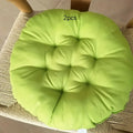Thickened Round Chair Cushions 2pcs, Seat Pad for Office Garden Living Room Tatami, Hand Washable, All-Season Gift Chair Cushion Oasis Select Fruit Green