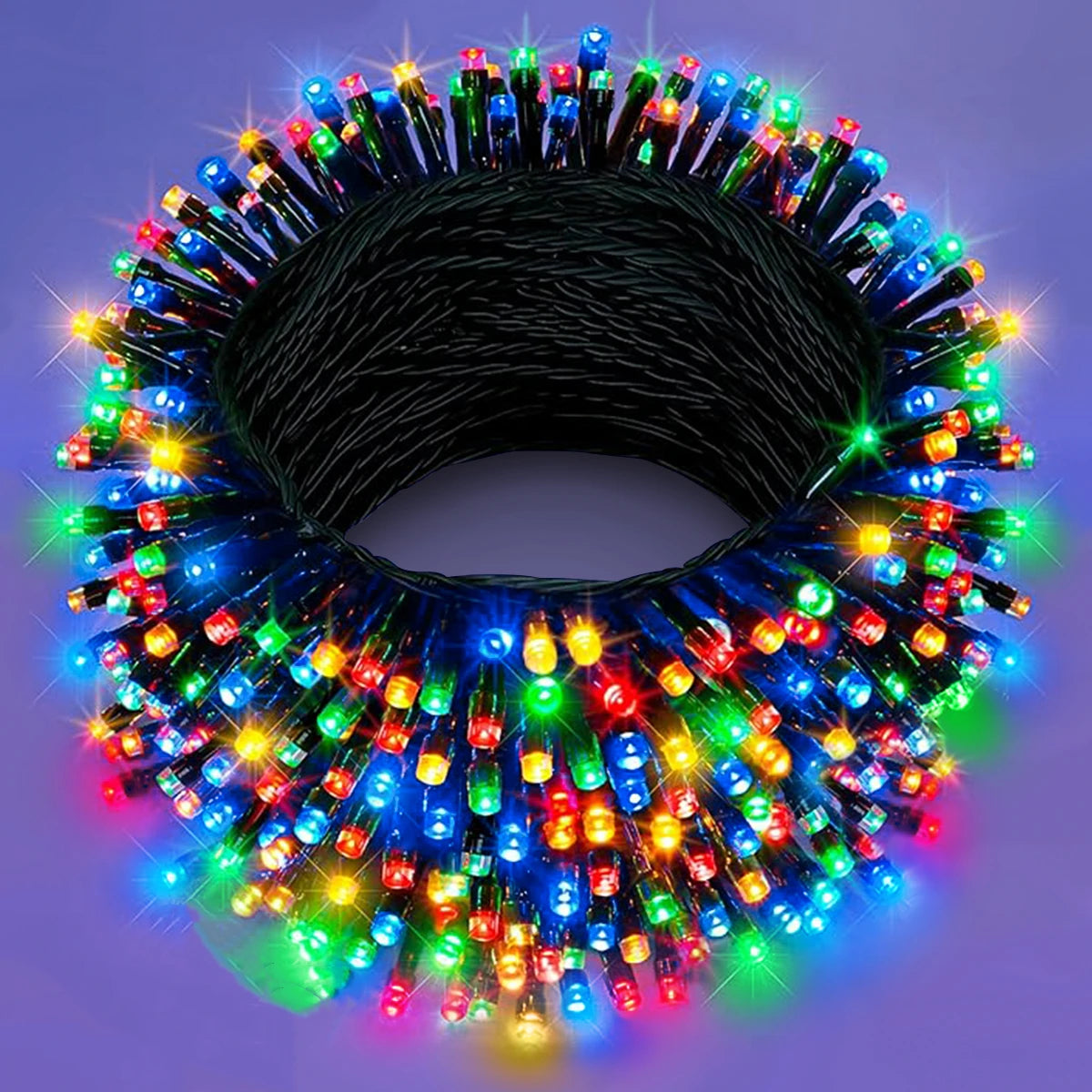 Solor Street Garland Led String Strip Light Outdoor Waterproof 10/20/30/50/100m Chain Christmas Patio Garden Tree Decor Oasis Select Multicolor EU Plug 100M 1000LEDs