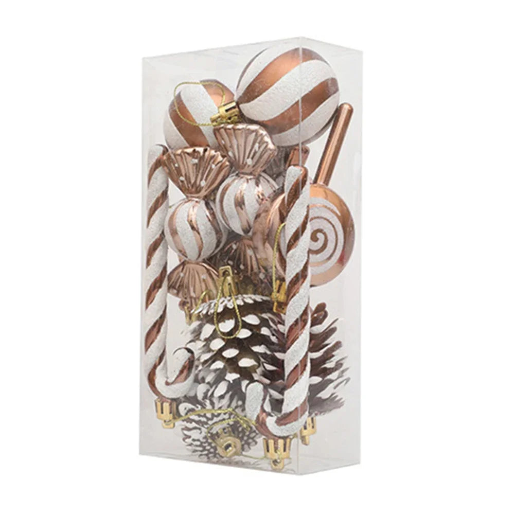 Holiday Tree Decor Christmas Decorations Festive Gatherings Multiple Styles Available Vibrant Red And White Colors Oasis Select