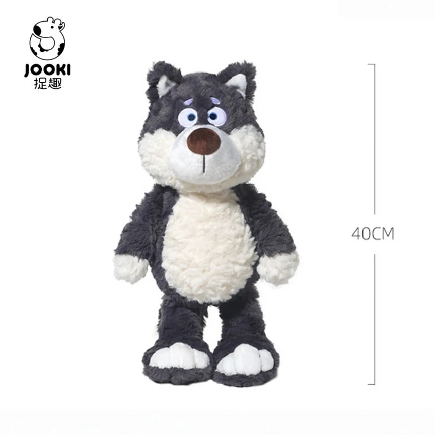 40cm Cute Gray Wolf Plush Toy Stuffed Animal Wolf Super Soft Plushie Doll Gift for Kids Oasis Select WHITE 40cm China Mainland