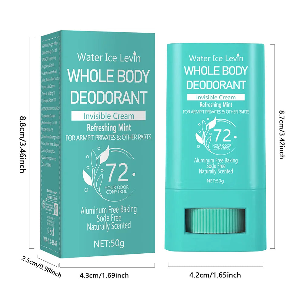 Whole Body Invisible Deodorant Cream Stick – Anti-Sweat Unisex Deodorant Cream Stick Oasis Select