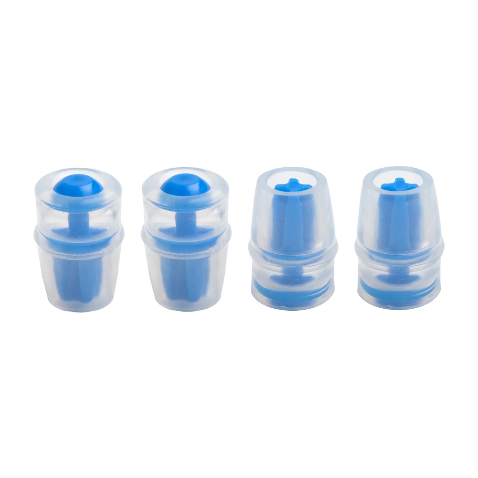 4pcs Silicone Bite Outdoor Cycling Running Water Bag Soft Water Bottle Silicone Replacement Bite Mouthpiece Suction Accessories Oasis Select blue