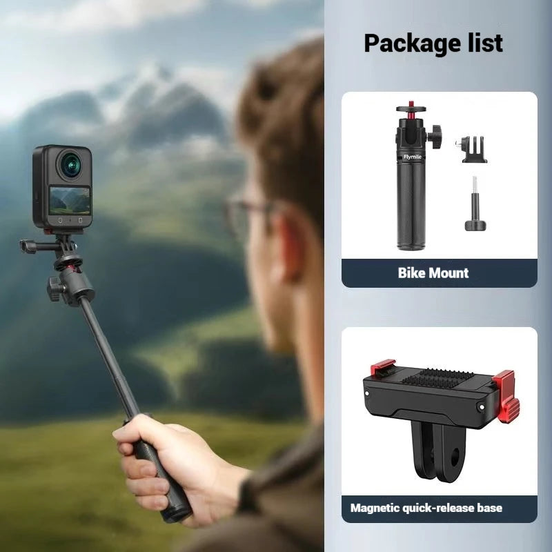 Metal Cage for DJI Osmo 360 | Cold Shoe & 1/4" Threads