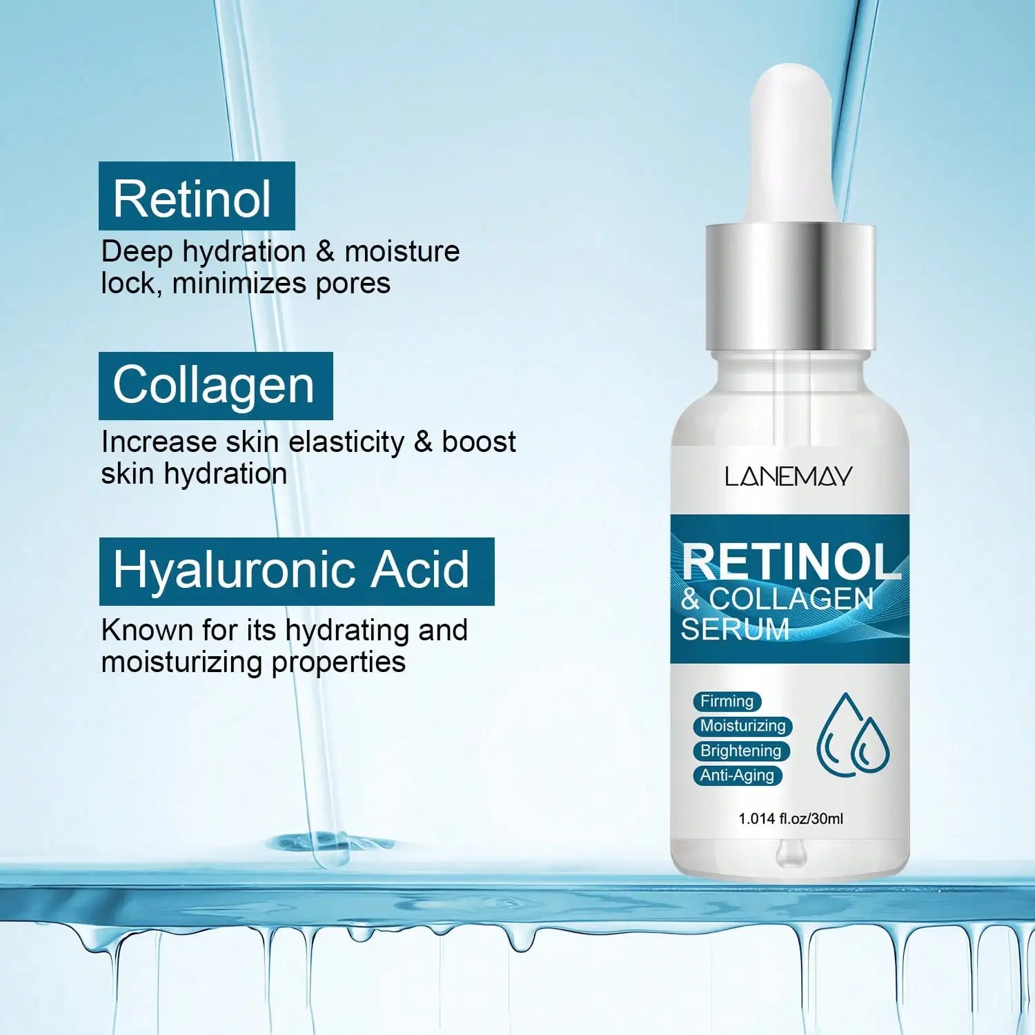 Retinol & Collagen Face Serum – Anti-Aging & Brightening