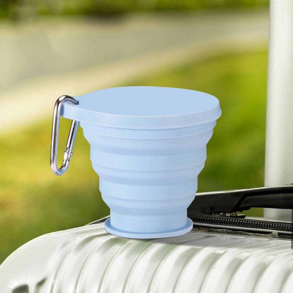 BPA-Free Foldable Silicone Water Cup | Collapsible Travel Cup