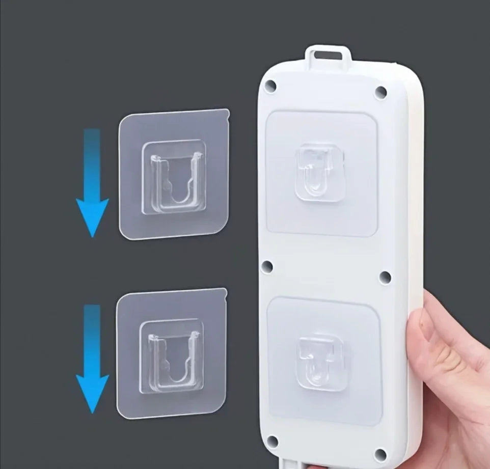 10 Pairs Strong Sticky Hung Double Sided Patch Hook Buckle Transparent Adhesive Wall Hooks Cup Sucker Oasis Select 2 Pairs