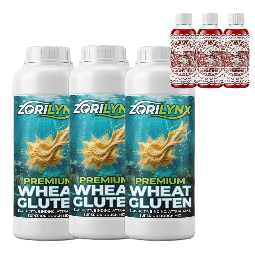 Bloodworm Liquid Fishing Bait Attractant Scent and Wheat Protein Drawing Powder Lure Additive Carp Coarse Tackle Accessories Set Oasis Select 750g-180ml-set