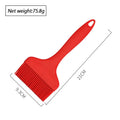 Large Silicone Barbeque Brush Cooking BBQ Heat Resistant Wide Oil Brushes Kitchen Supplies Bar Cake BBQ Baking Tools Oasis Select red