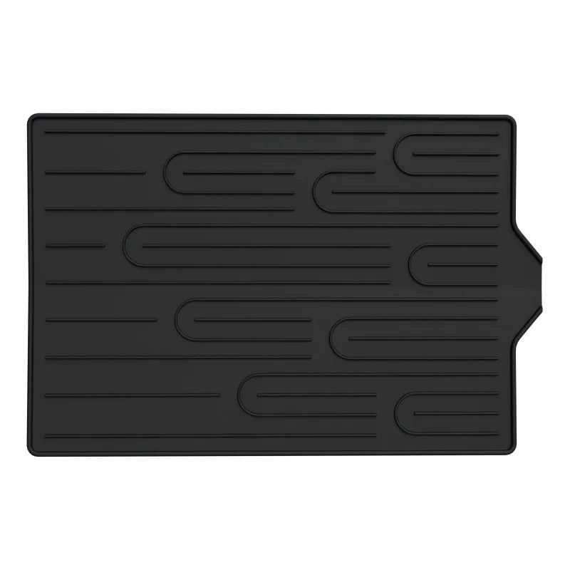 Silicone Dish Drying Mat Large Multipurpose Non-Slip Heat Resistant Countertop Easy Clean for Dishes Hot Pots Multi Colors Oasis Select