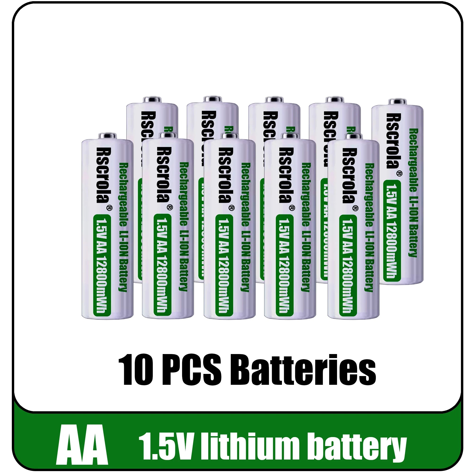 12800mWh 1.5V AA Battery Rechargeable Lithium-ion Battery AA Battery for remote control mouse fan Electric toy Oasis Select 10 PCS Batteries 1.5V China Mainland