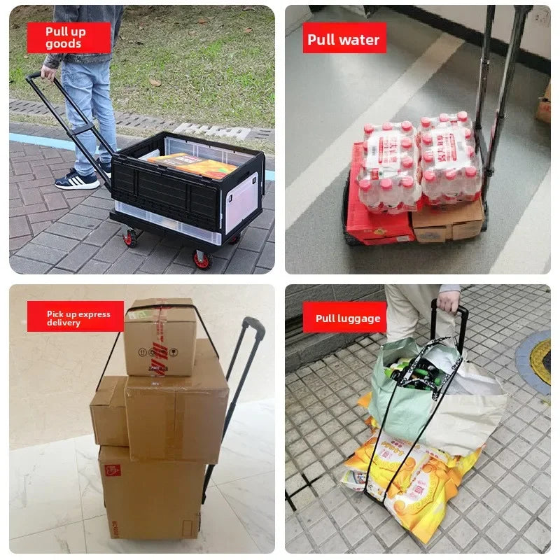 Multi-functional Baoyu, outdoor camper, family truck shopping cart with brake wheel folding trolley trailer Oasis Select