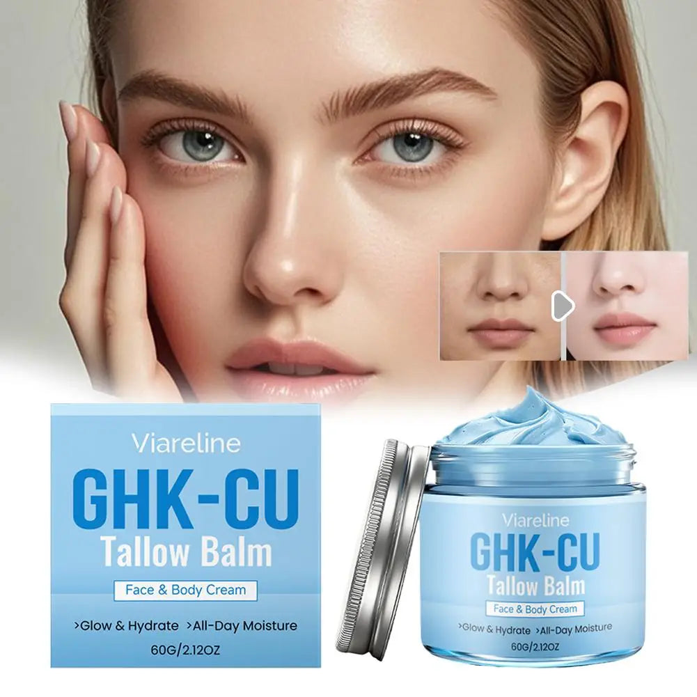 GHK-Cu Copper Peptide Blue Cream – Collagen & Hydration Copper Peptide Cream Oasis Select