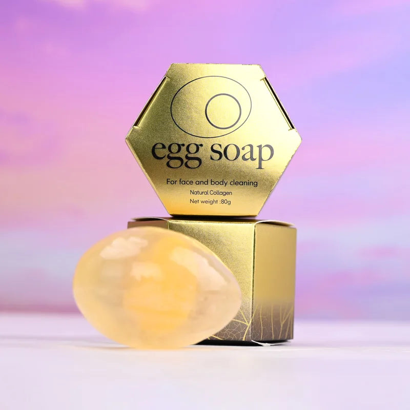Collagen Egg Soap 80g – Cleanse, Moisturize & Oil Control