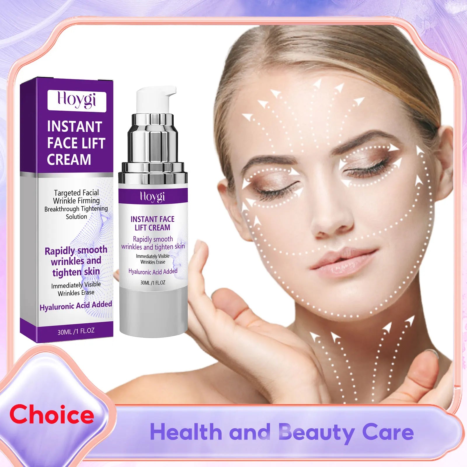 Hoygi Hyaluronic Acid Face Lift Cream – Firming & Brightening Face Firming Cream Oasis Select