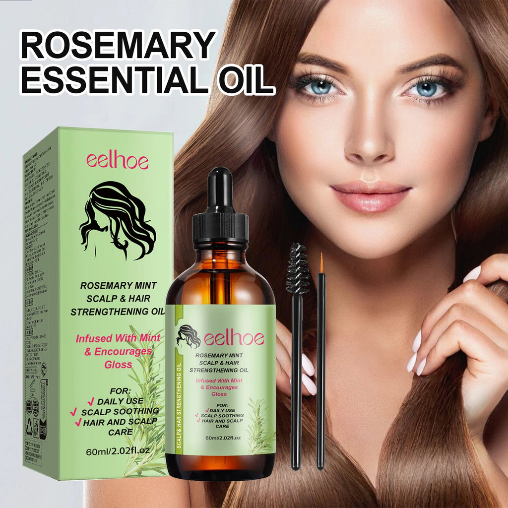 EELHOE Rosemary Hair Oil – Anti-Frizz, Shine & Scalp Care