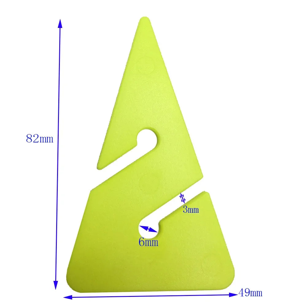 6PC Scuba Dive Cave Wreck Dive Line Arrow Markers ABS Triangle Shape guide rope indicator For Techical Cave Diving Diver Oasis Select