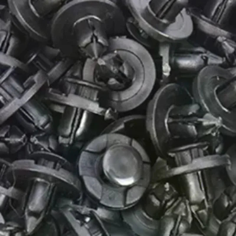 100Pcs Plastic Car Trim Clips Rivet Door Panel Retainer Fastener Mud Flaps Push Plastic Fastener Clips Oasis Select