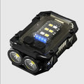 Rechargeable LED+COB Mini Multifunctional Flashlight Portable Outdoor Camping Emergency Keychain Light Oasis Select YSD-01Black black Lithium Ion Battery