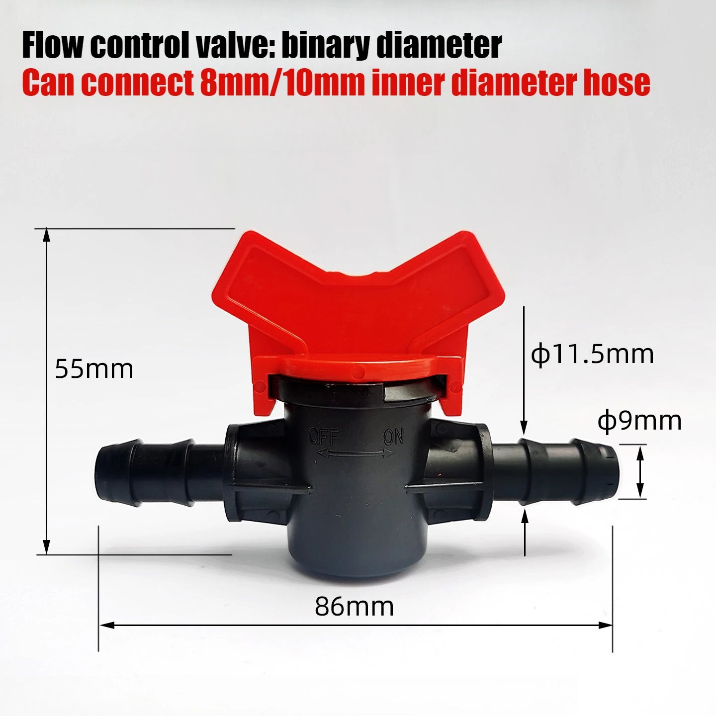 Waterstop By-pass Valve Male DN6/8/10/15/20 Thread Garden Hose Pipe Control Switch Garden Watering Irrigation System Accessories Oasis Select 2Points 8mm