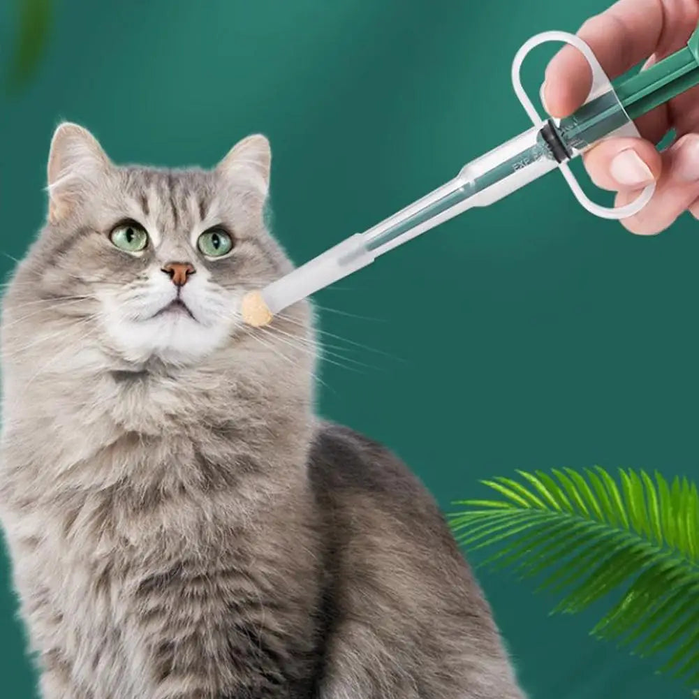 Pet Medication Dispenser Oral Syringe for Cats & Dogs