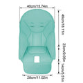 Baby PU Leather Dining Chair Cover Soft Seat Cover Comfortable for PegPerego Siesta Zero3 Baoneo Kosmic Jane Oasis Select Light Green