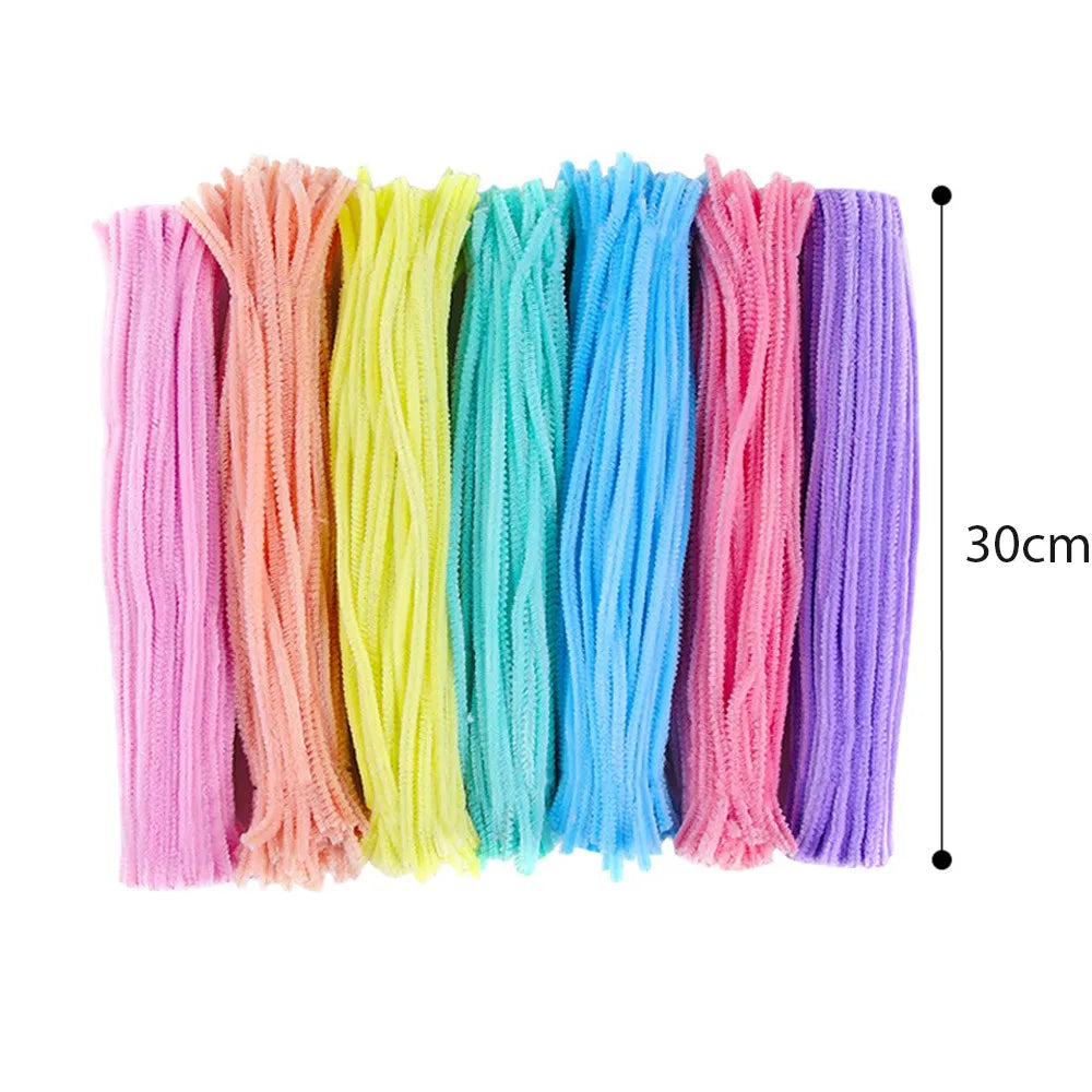 100pcs Mix Color Craft Wire for Handicrafts Twisting Stick DIY for Bouquets Halloween Christmas Easter Hair Jewelry Making Oasis Select