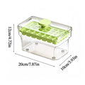 Press Ice Tray Bucket Multifunctional 32 Gride Ice Cubes Mold Ice Maker With One-touch To Release Portable Ice Box Ice Tray Oasis Select Green