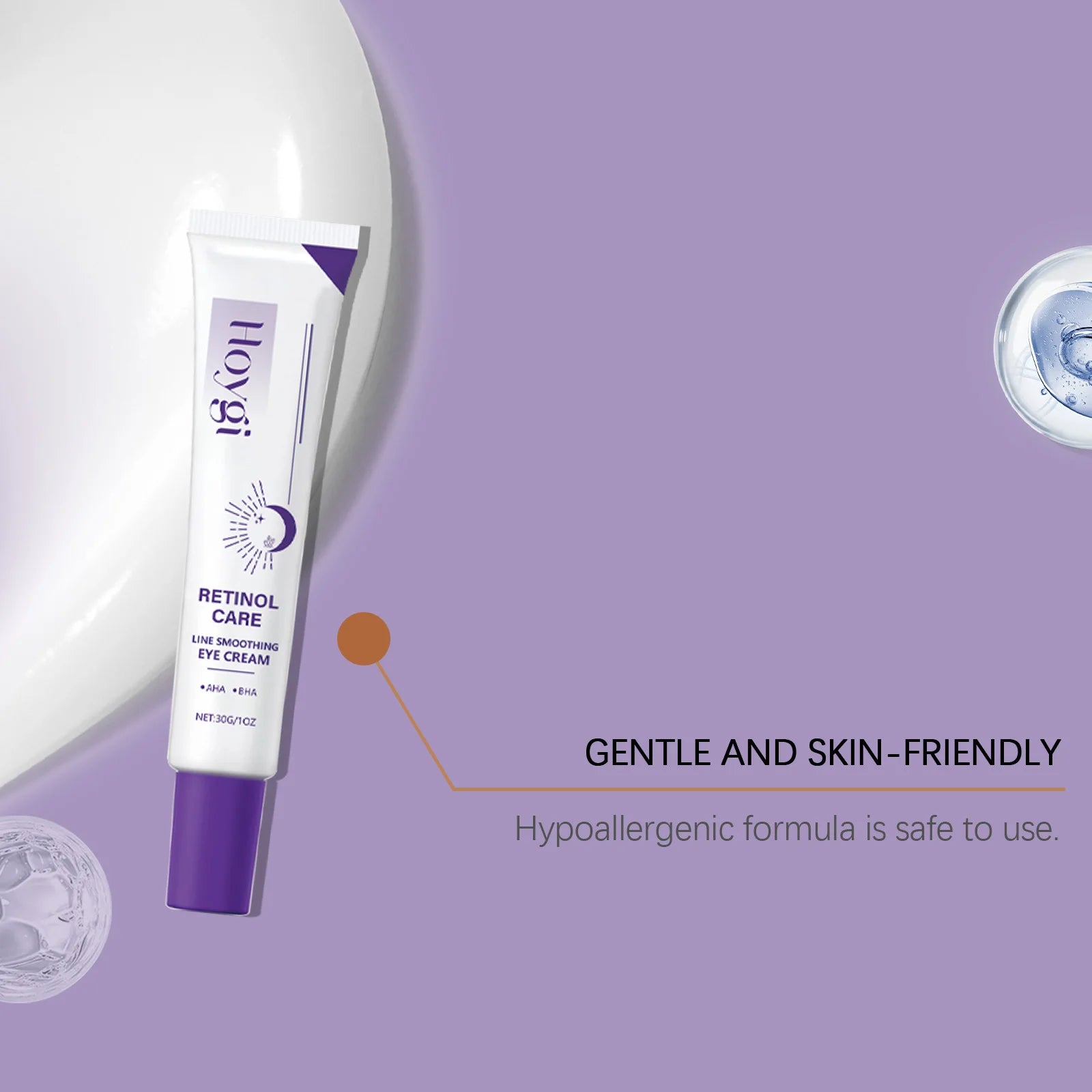 Retinol Eye Cream Hydrating Lightening Dark Circle Anti-Wrinkle Firming Skin Anti Puffiness Nourishing Smoothing Eye Cream Oasis Select