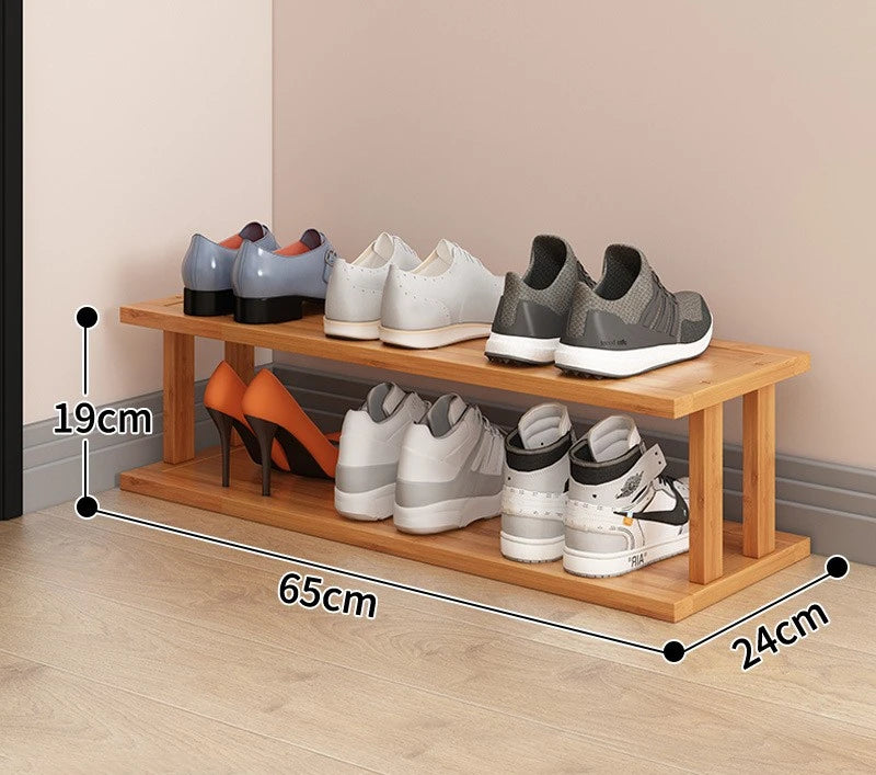 Home economy door multi-layer shoe storage artifact saves space, rental house shoe cabinet, shoe rack Oasis Select 2 layers 65
