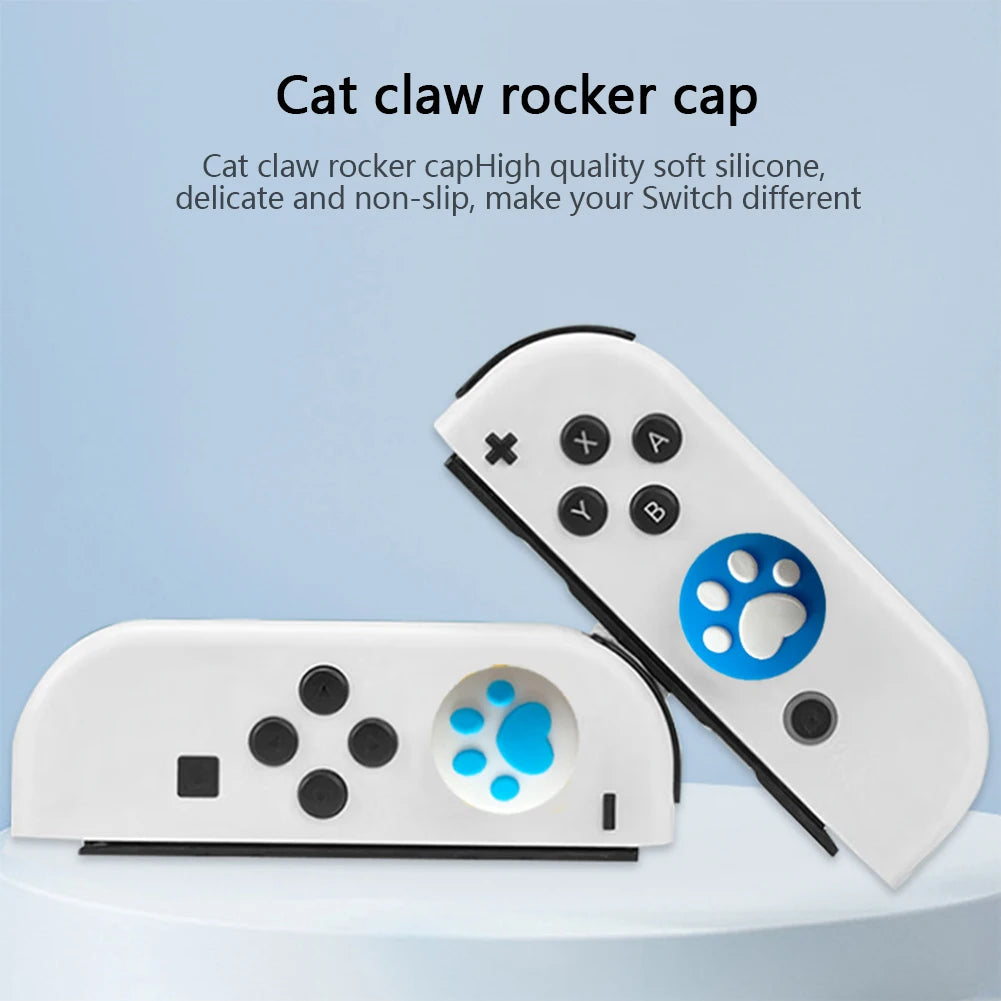 4-Pack Silicone Thumb Caps for Nintendo Switch & OLED Joy-Con